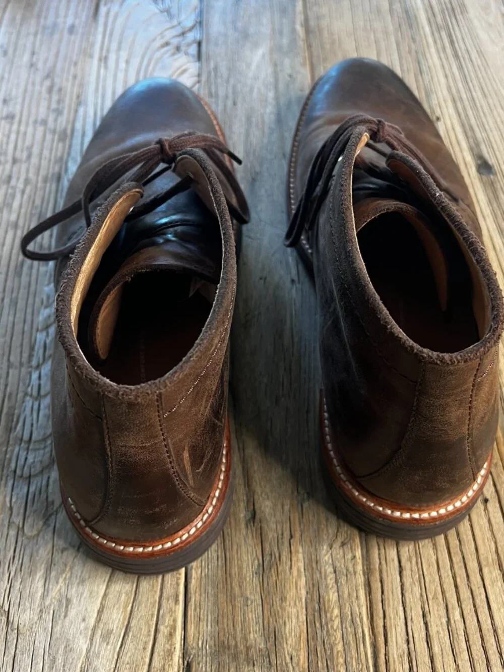 UGG Treadlite EnerG Comfort Brown Leather Chukka Boots Men's 10.5